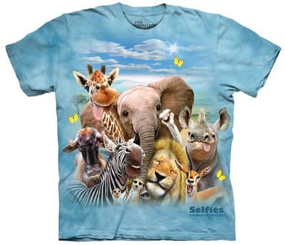 KIDS T-shirt African Selfie L
