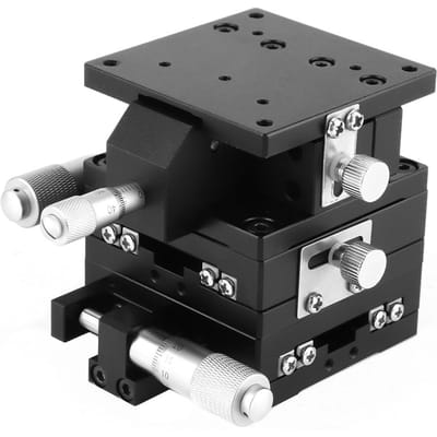 SEMXYZ 60 XYZ Micromètre Plateforme de Réglage Étage Linéaire Roulement Réglage Table Coulissante 60*60mm