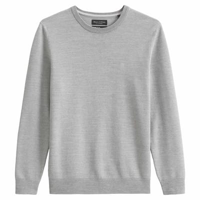 Marc O Polo Gebreide trui Pullover Regular Small-Logo Set van 1