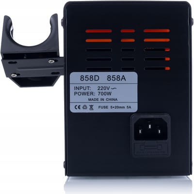 Rosfix Soldeerstation met Hete Lucht 858D – Vermogen 700W | Temperatuurregeling 100–500 °C | Set met 3 Mondstukken en Prowelder Kit Mini