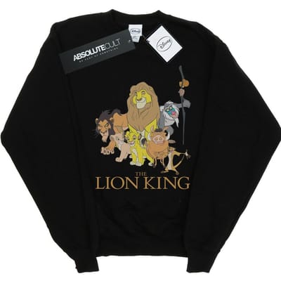 Disney Jongens The Lion King Groep Sweatshirt (Zwart)