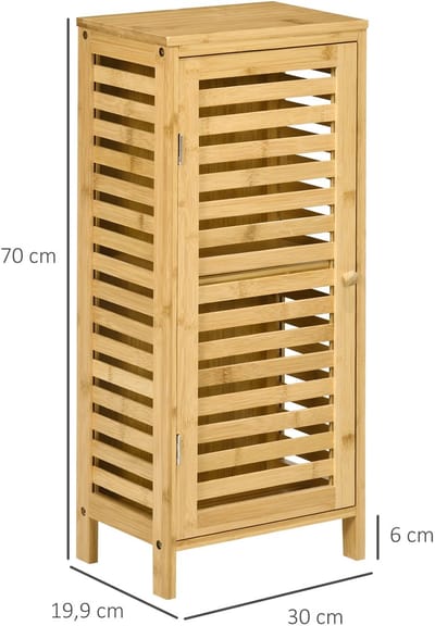 Badkamerkast - Bamboe - Badkamer Kast - Badkamer Kastje - Kasten - Kastje - Badkamerkastje - Badkamer Kastje - Kast - Badkamer - Badkamerkast - Badkamer Accessoires - Badkamermeubel - Badkamermeubels