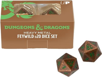 Zware Metalen D20 Dobbelstenen Set voor Rollenspellen