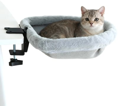 HOB Kattenmand Bureau - Kattenmand - Kattenbed - Thuiswerken - Kattenbureau bed - Kattenhangmat - Tafel of Bureau - tot 20 kg
