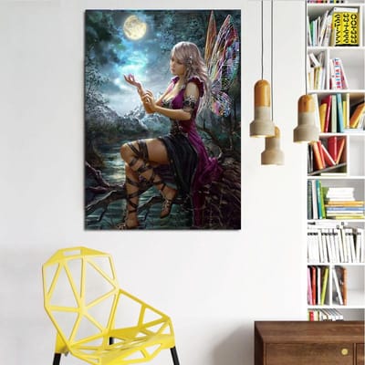Broderie Mosaïque Diamant 5D DIY Peinture Diamant Kits Point de Croix Artisanat Art Mural 20X30CM black