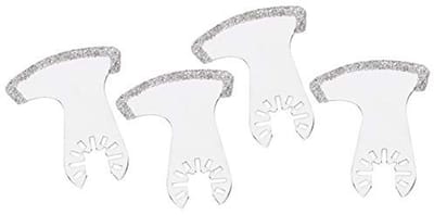 Dailygoody - 4-delige Zaagbladenset - Diamantbladen - Multitool voor Tegels en Cement - Universeel Gattype - Mixbladen - Ideaal voor Professioneel Geb