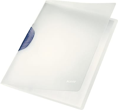 LEITZ klemhechtmap Colorclip Magic, DIN A4, PP, donkergrijze clip