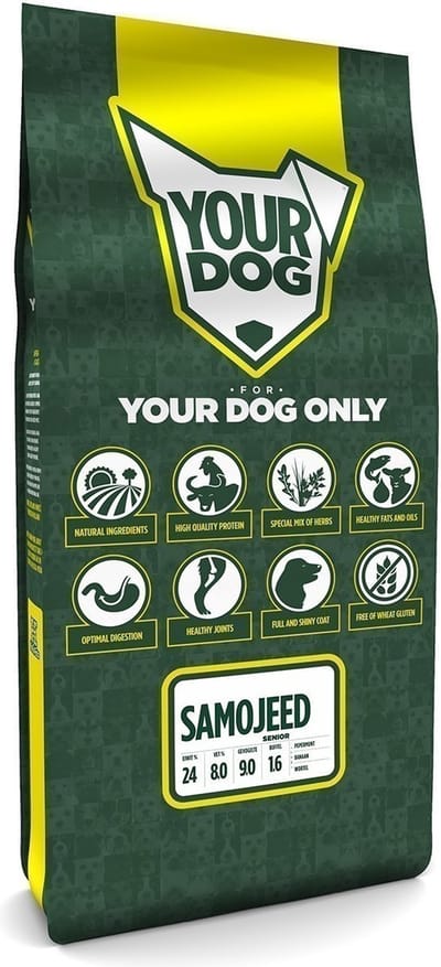 Yourdog Samojeed Rasspecifiek Senior Hondenvoer 12kg | Hondenbrokken
