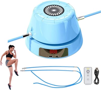 longziming -Seilspringmaschine - Intelligente Springmachine - Automatische Telling En Handenvrij Ontwerp Voor Thuis En Kantoor - 1 Stuks - Gezellige Fitnessactiviteit In Himmelblauw