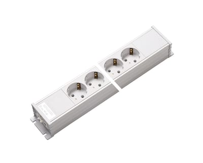 Martin Kaiser Power Strip 6-Weg 45 Graden AC166 Zonder Schakelaar (Europese Stekkerdoos) - 1154/6-2/WS