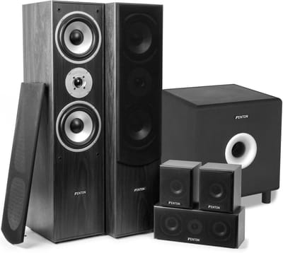 5.1 Home Cinema Surround Speakerset met 10" Subwoofer - 1300W Vermogen