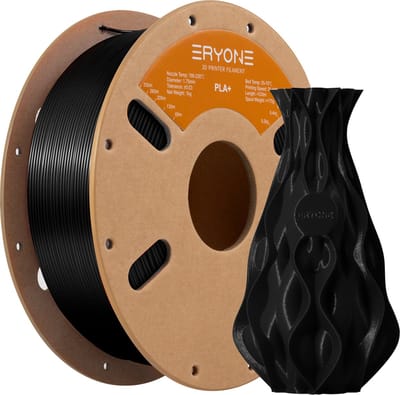 Eryone - PLA+ Zwart -  1Kg 1,75mm - Plus - 3D printer filament