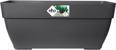 Elho Vibia Campana Trough 80 - Plantenbak voor Buiten - Ø 76.5 x H 33.3 cm - Antraciet