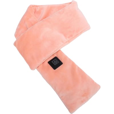 Écharpe Chauffante pour le Cou Fibre de Carbone 3 Niveaux de Chauffage Écharpe Chauffante Chauffe-cou Coussin Chauffant Électrique Orange multicolore