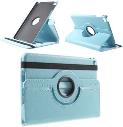 Ntech Hoes geschikt voor Apple iPad iPad Mini 2019 Draaibaar Hoesje 360 - Licht Blauw