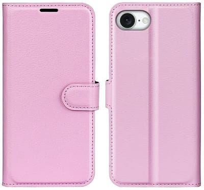 Coverup Hoesje - Geschikt voor iPhone 16e / 17e Hoesje - Coverup Book Case - Roze