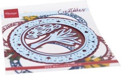 Marianne Design Creatables Snij en Embosstencil - Tulp kleedje