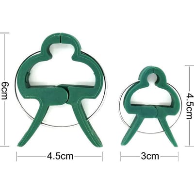 20 stuks/set vaste plantenklemmen herbruikbare tuinkasbeugel voor vaste planten wijnstok bloemenondersteuning tuinbenodigdheden 20pcs blue
