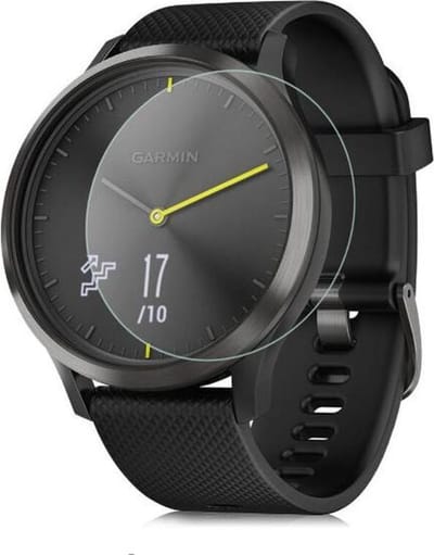 KELERINO. Screenprotector geschikt voor Garmin Vivomove 3 - Gehard glas - 3 stuks