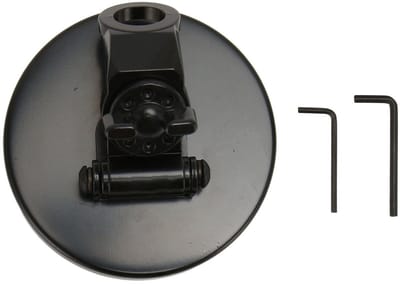 Dailygoods- Magnetische Houder Auto - Verstelbare Beugel 180 Graden - Stabiel Metaal - Geschikt voor Antennes - Basisdiameter 90 mm - Eenvoudig Te Installeren - Antennehouder