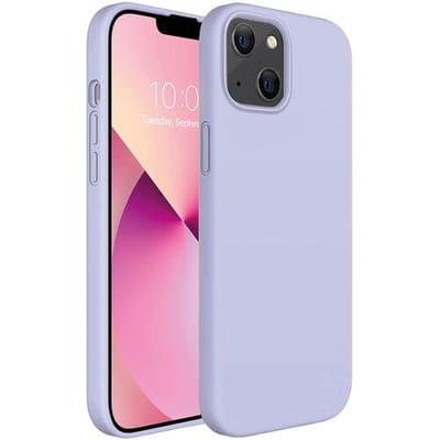 ShieldCase telefoonhoesje geschikt voor Apple iPhone 13 Mini silicone case - paars - Siliconen hoesje - Shockproof case hoesje - Backcover case