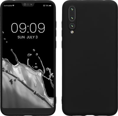 kwmobile telefoonhoesje geschikt voor Huawei P20 Pro - Hoesje voor smartphone - Back cover in mat zwart