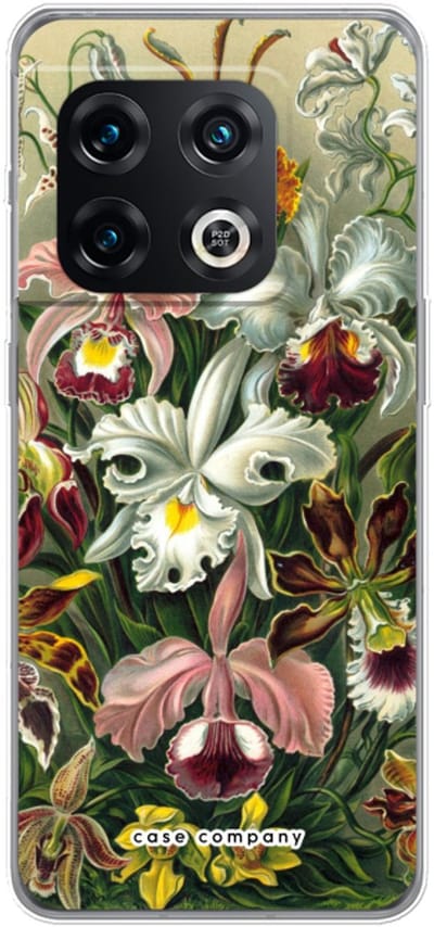 Case Company® - Hoesje geschikt voor OnePlus 10 Pro hoesje - Haeckel Orchidae - Soft Cover Telefoonhoesje - Bescherming aan alle Kanten en Schermrand