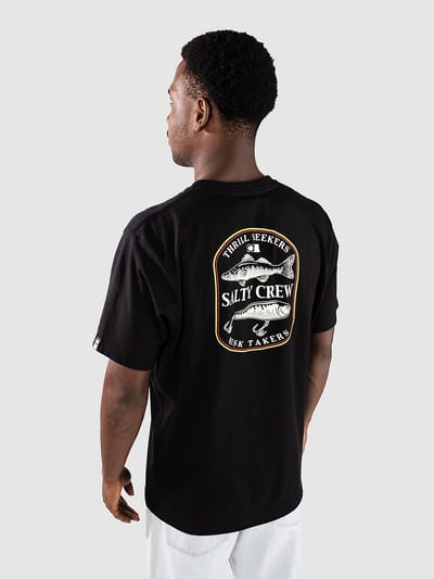 Salty Crew Baited Classic T-Shirt zwart