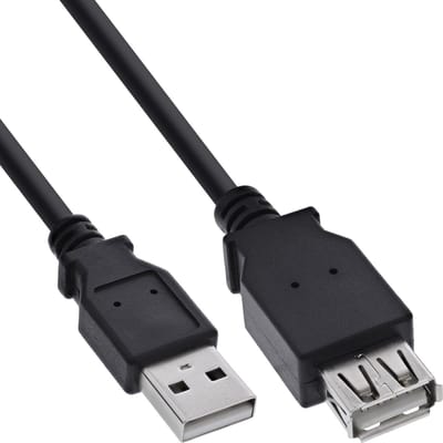 InLine 34603B USB-kabel 3 m USB 2.0 USB A Zwart