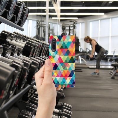 Xiaomi Mi 9 Hoesje met Magneet Geruit