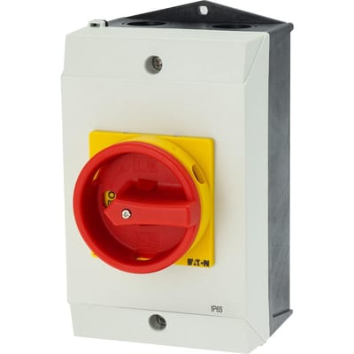 Eaton P1-32/I2/SVB Nokkenschakelaar 32 A 690 V 1 x 90 ° Geel, Rood 1 stuk(s)