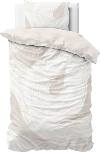 Sleeptime Meesie Dekbedovertrekset - Eenpersoons - 140X200/220 + 1 x kussensloop 60x70 - Zand