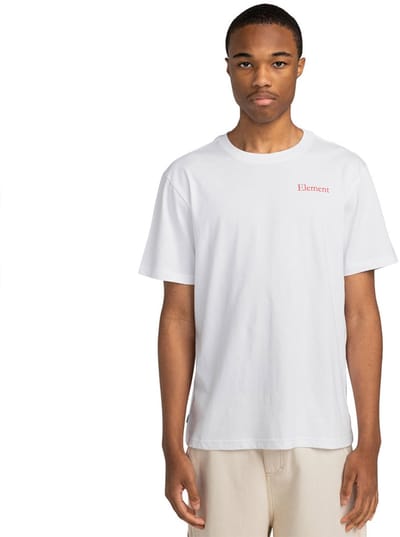 Element Sbxe Bee T-shirt Met Korte Mouwen Wit XL Man