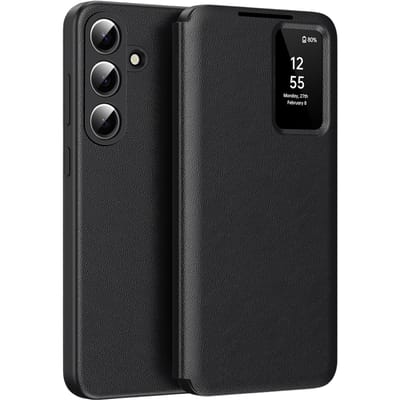 CaseBody Samsung Galaxy S26 Smart Cover Zwart