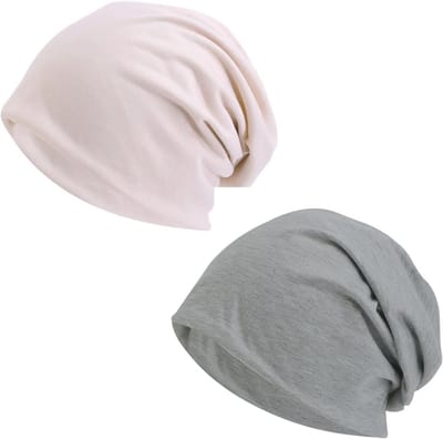 Slouchy Beanie Muts Set voor Dames en Heren - Multifunctionele Chemo Hoofdbedekking - Dunne Katoenen Mutsen voor Elk Seizoen