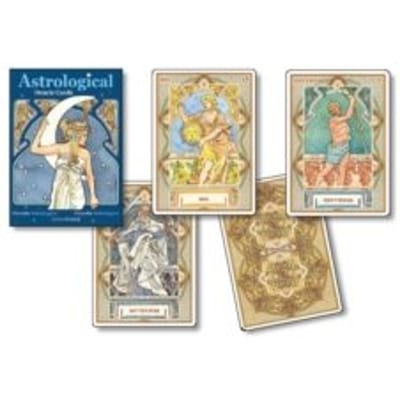 Astrological oracle cards