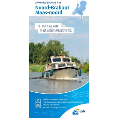 ANWB Waterkaart 16 - Noord-Brabant/ Maas-Noord