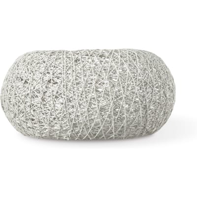 Home Sweet Home - Moderne tafellamp Cocon - Wit - 30/30/17cm - bedlampje - geschikt voor E27 LED lichtbron - gemaakt van Touw