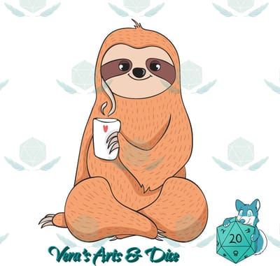 Luiaard Stickers - Koffie Thee Luiaard Sticker - Sloth Sticker - Coffee Tea Hot Drink - Schattige Dieren - Luiaards - Journaling - Bullet Journal - Scrapbooking - Leuke Stickers - Laptop Sticker - Telefoon Sticker - Cute - Baby - Dieren - Dier - Lief