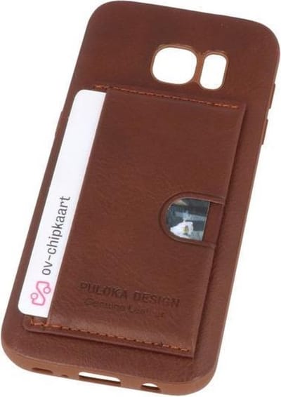 Bruin Hardcase cover Hoesje voor Samsung Galaxy S7