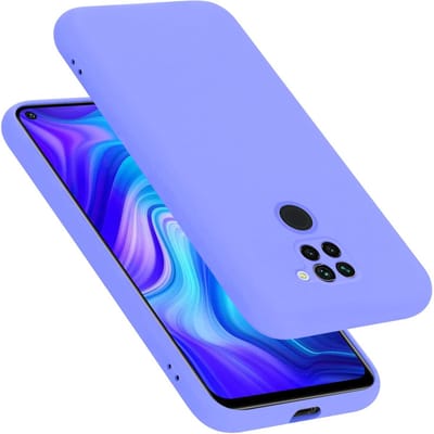 Cadorabo Hoesje geschikt voor Xiaomi RedMi NOTE 9 in LIQUID LICHT PAARS - Beschermhoes gemaakt van flexibel TPU silicone Case Cover