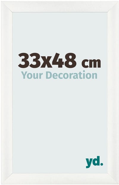Your Decoration - Fotolijst 33x48 cm - MDF - Wit Geveegd - Pisa