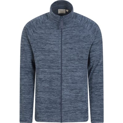Mountain Warehouse Heren Snowdon II Full Zip Fleecejack (Blauw)
