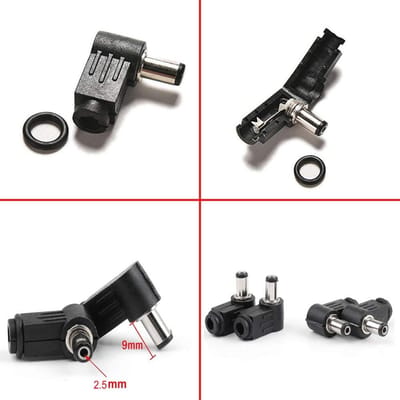 DC Power Jack Connector Set 5,5 x 2,5 mm - 10 Sets voor Elektronische Projecten