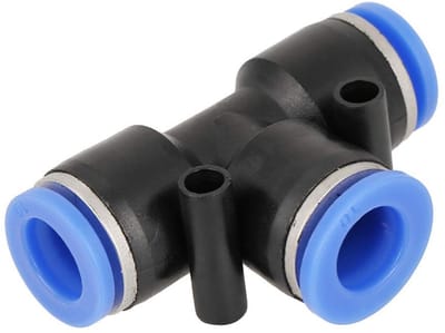 Dailygoods- Fittingen 10 stuks - Pneumatische Connector - Push-in Ontwerp - Luchtleiding Snelkoppelingen - Hoge Drukweerstand - Eenvoudige Installatie