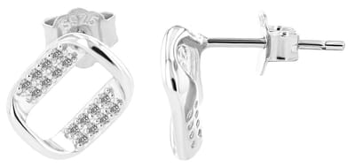 AKZENT Akzent Dames oorbellen "Havin" van 925 Sterlingzilver, gerhodineerd, duurzaam