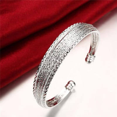 Mode Sieraden Dames Armbanden Verzild Open Bloem Armband Accessoires white