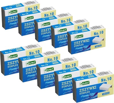 Kant-stapels 10mm | Staples voor nietmachine | Verpakking van 1000
