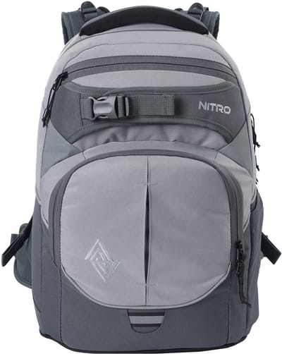 NITRO Schoolrugzak Rugzak Daypacker Collection Superhero Backpack 30L Graphite Grijs