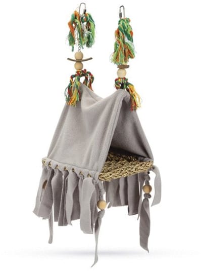 Beeztees Vogeltent Ami - Kooi Accessoire - 23x13x15 cm 125 g Grijs